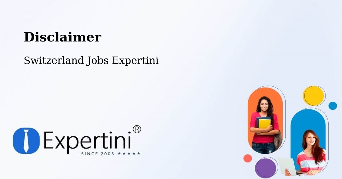 Disclaimer – Saint Prex - Switzerland Jobs Expertini